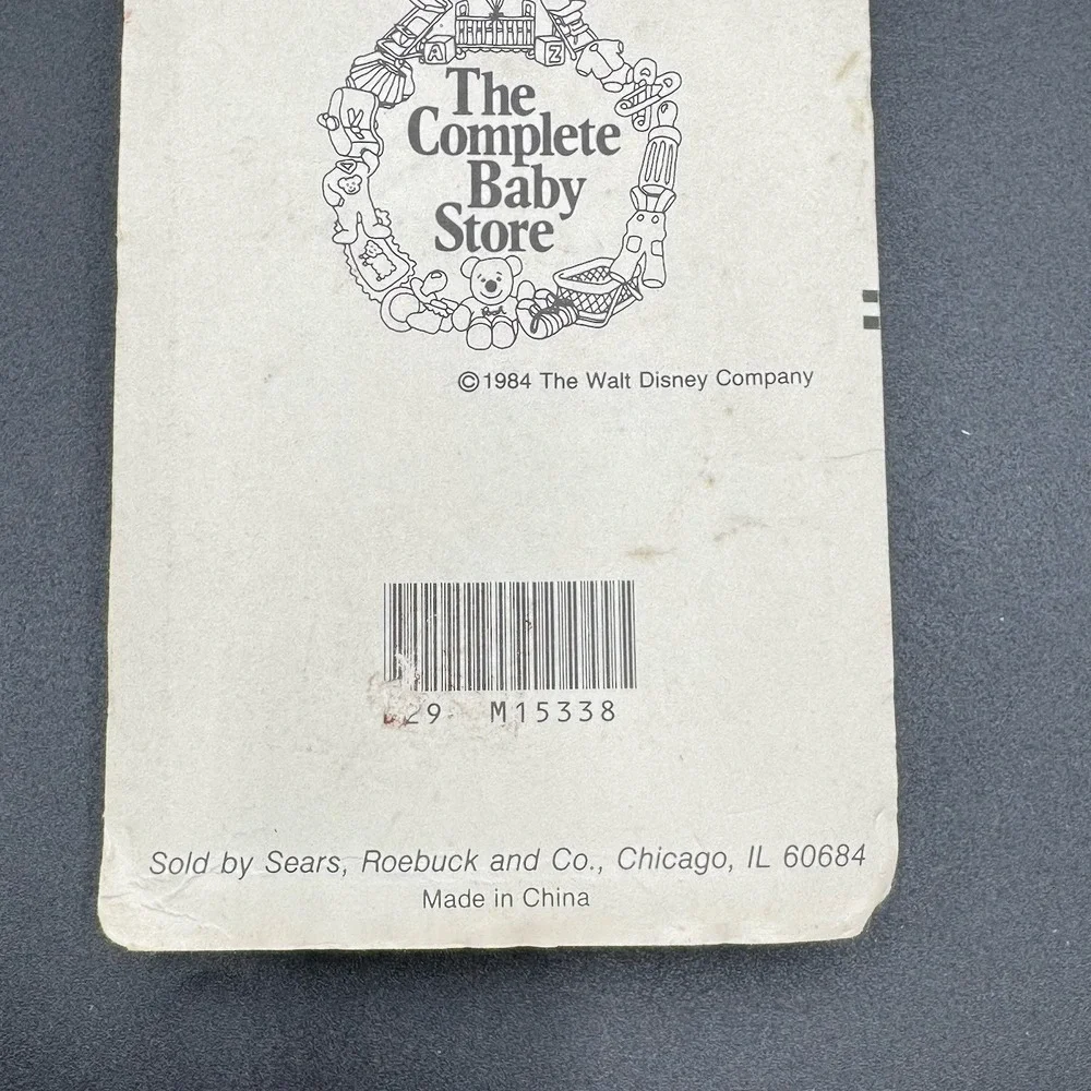 Vintage 1984 Winnie the Pooh Bear Sears Baby Rattle Toy Disney New sealed Deluxe